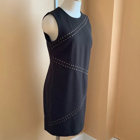 MICHAEL KORS Olive Studded Shift Dress Size 10 - Picture 2 of 13